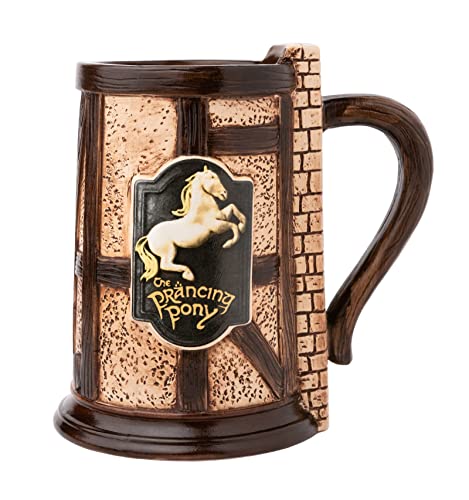 Handbemalter Herr der Ringe Bierkrug - 900 ml - Offizielle Lizenz - Tolles Geschenk!