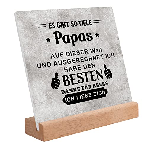 Handgemachtes Acrylschild: Perfektes Geschenk für den besten Papa zum Vatertag und Geburtstag