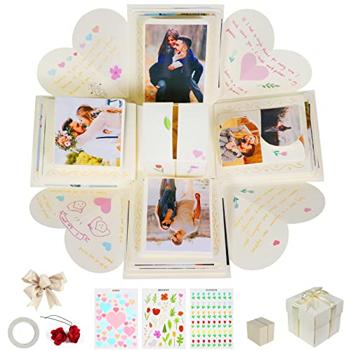 Kreative Überraschungsbox für besondere Anlässe - DIY Hochzeit, Jahrestag, Geschenkbox mit Fotos