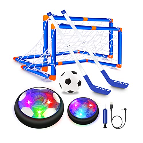 Einzigartiges 3-in-1 Hover Fussball Kinderspielzeug mit LED-Lichtern und Stoßstangen