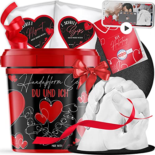 Einzigartiges 3D Handabdruck Set - Perfektes Geschenk für Paare aus Deutschland!