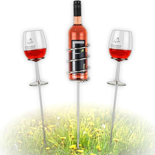 Genießen Sie Wein überall mit dem VON STEINEICH® Weinständer!