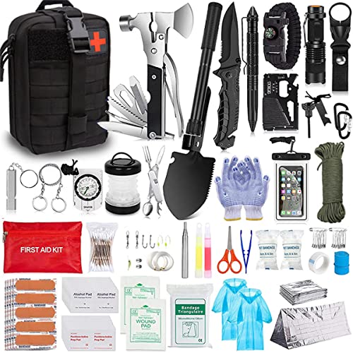 Ultimatives Survival Kit für Outdoor-Abenteuer: Erste-Hilfe, Militär- und Überlebensausrüstung