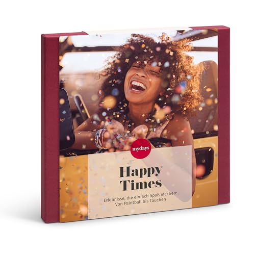 Erlebnis-Geschenkbox "Happy Times" von mydays: Freie Auswahl an 973 Erlebnissen an Top-Orten!