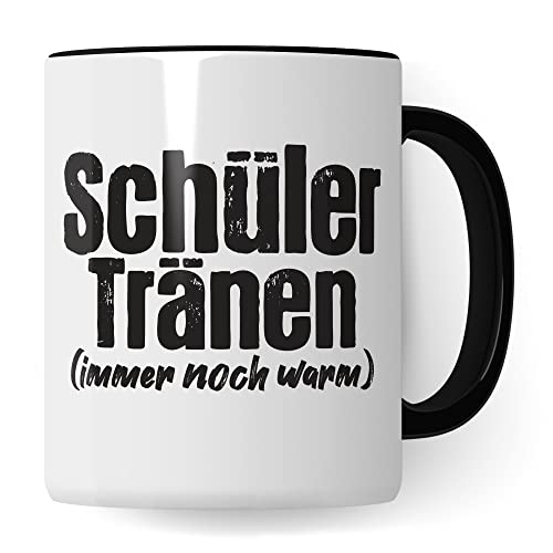 Originelle Geschenkidee für Lehrer: Lustige Tasse mit Schülertränen - Perfektes Schulgeschenk!