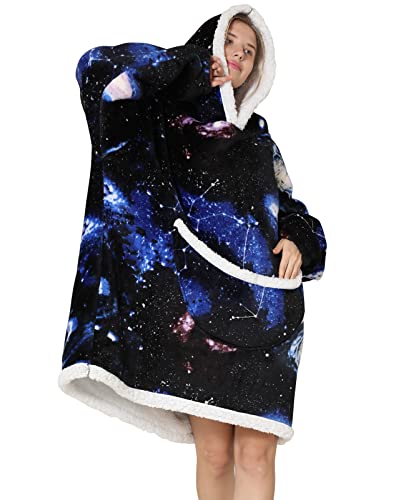 Kuschelige Oversize-Hoodie-Decke mit riesiger Tasche - Perfektes Geschenk für alle!