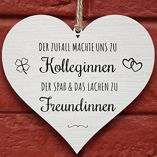 Glitzkind Holzschild: Tolle Geschenkidee für Kollegin zum Abschied!