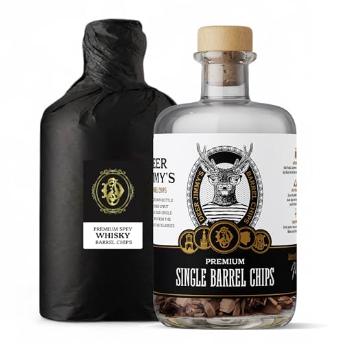 Kreiere deinen eigenen Spirit: Deer Jimmy’s® DIY Whisky Geschenkset mit Eichenfass-Chips