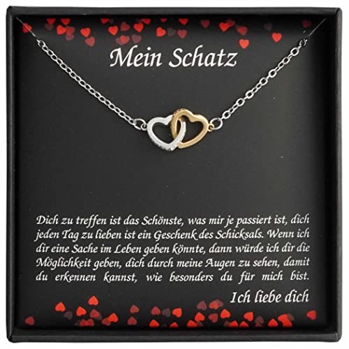 Einzigartige Personalisierte Halskette mit Herzanhänger - Perfektes Geschenk für Ihren Liebsten!