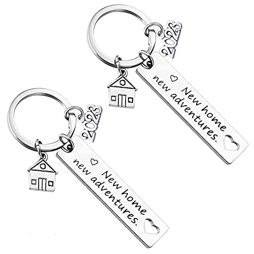 Personalisierte Schlüsselanhänger für neue Hausbesitzer - Einweihungsgeschenk mit Stil
