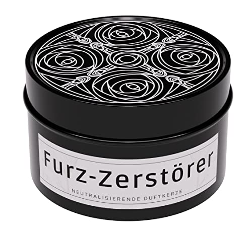 Originelle Duftkerze 'Furz-Zerstörer' als witziges Geschenk für jeden Anlass