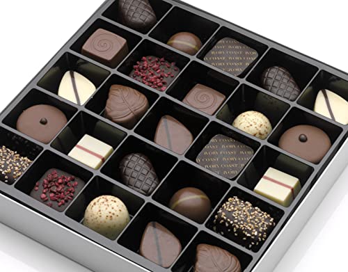 Exquisite belgische Luxuspralinen - Klassische Mischung, 25 Stück, 345g