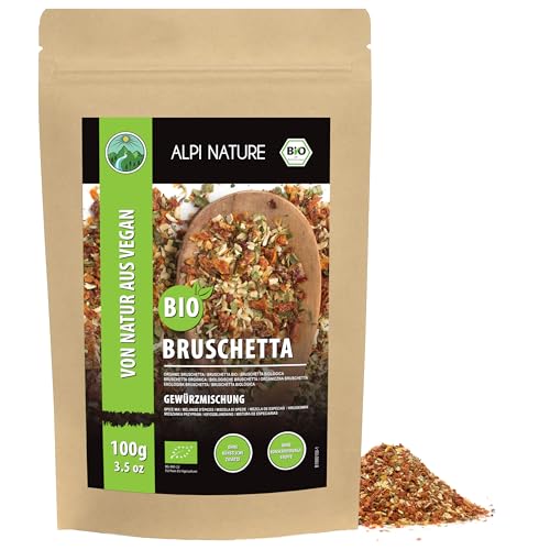Bio Bruschetta Gewürzmischung: Italienische Kräuter für köstliche Geschenke, 100g