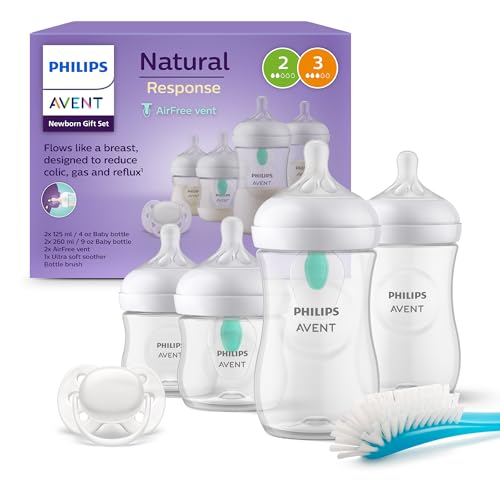 Perfektes Geschenk für Neugeborene: Philips Avent Babyflaschen Geschenkset mit AirFree Ventil
