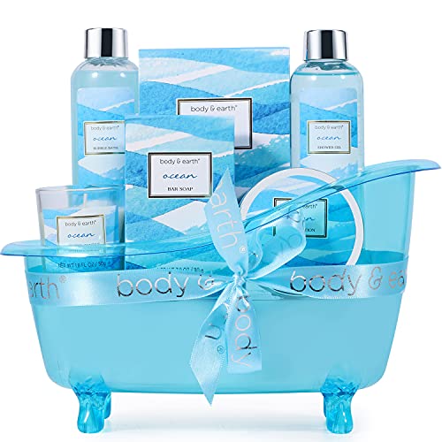 Verwöhnpaket Ozeanduft: Geschenkset für Frauen, Wellness-Set zum Geburtstag