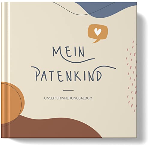 Personalisiertes Erinnerungsalbum für Patenkind zum Ausfüllen und Gestalten - Perfektes Taufgeschenk