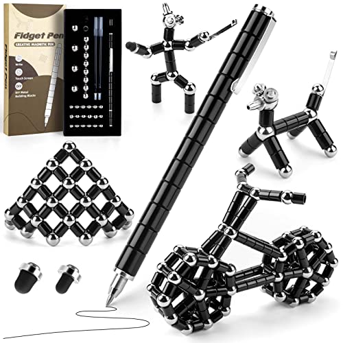 Magnetischer Kugelschreiber Tigerhu - Spaßiger Stressabbau Stift für Männer, Frauen, Kinder