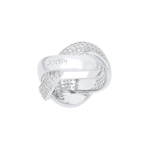 Eleganter Joop! Damenring aus 925er Silber mit 132 Zirkonia - Größe 60