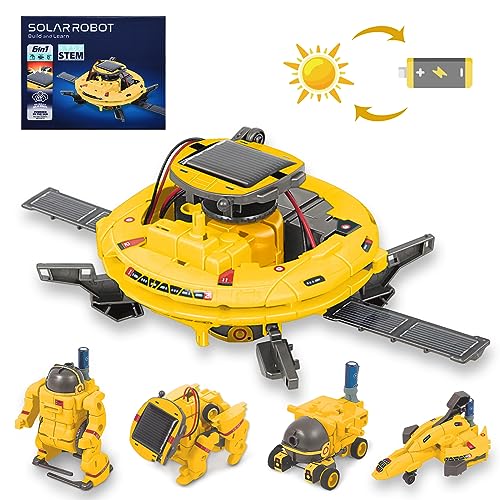 OMWay 6-in-1 Solar Roboter Bausatz für Kinder ab 8 - Geschenkidee!