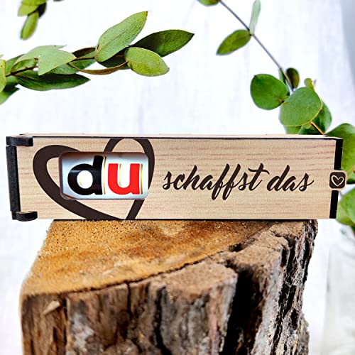 Motivationsgeschenk: Schokoriegelbox mit Duplo - Glücksbringer für Erfolg