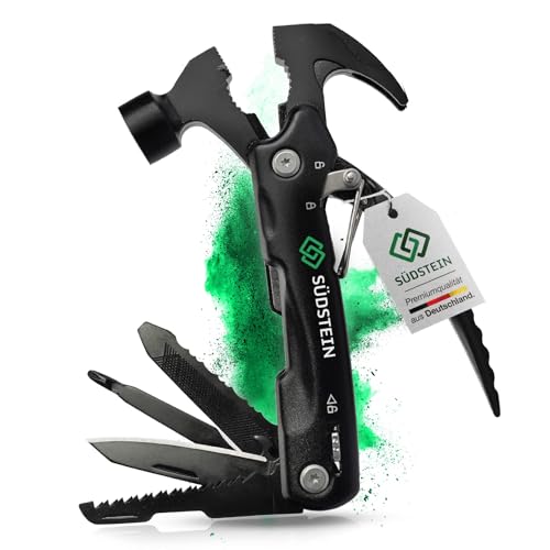 Multitool Geschenk für Männer: SÜDSTEIN 12-in-1 mit Hammer, Schraubenzieher & mehr