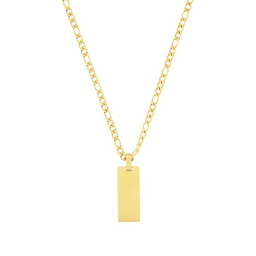 Elegante Joop! Edelstahl Kette mit Anhänger in Gold für Damen und Herren