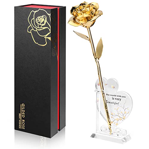 Gold Dipped Infinity Rose - Ewige Rose in 24K Gold für besondere Anlässe