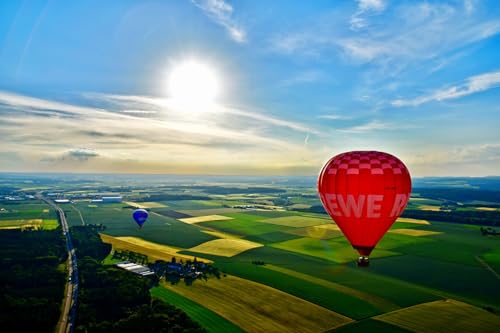 Erlebe eine unvergessliche Ballonfahrt zum Sonnenaufgang - Jochen Schweizer Geschenkgutschein