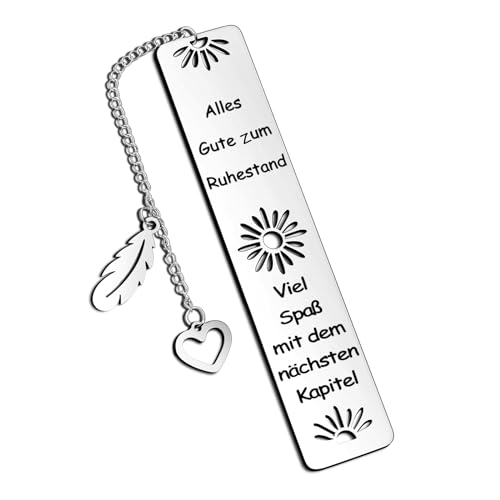 Personalisierte Metall-Lesezeichen als perfektes Ruhestandsgeschenk für Lehrer und Kollegen!