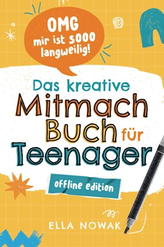 Kreative Geschenkidee: Mitmachbuch für Teenager gegen Langeweile – Offline