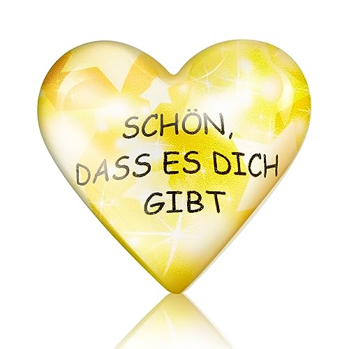 Herzförmiger Glücksbringer: Otuuz Sorgenstein - Perfektes Geschenk für Familie und Freunde