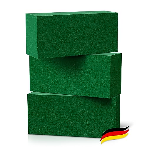 Premium Nasssteckschaum Made in Germany für kreative Blumengestecke und Hochzeitsdekorationen