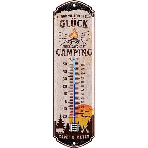 Lustiges Retro Blechschild für Camper - Perfektes Geschenk für Wohnmobilfahrer