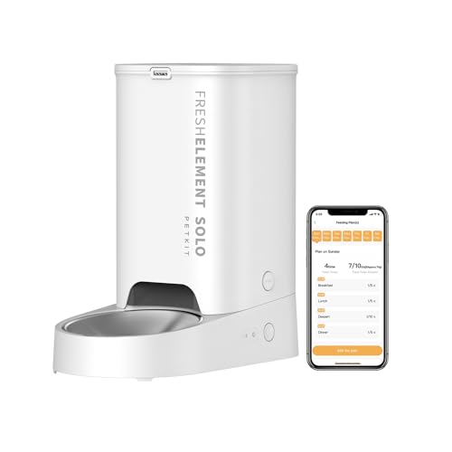 Automatischer Futterautomat für Katzen und Hunde mit Fresh Lock-Technologie - Perfektes Geschenk!