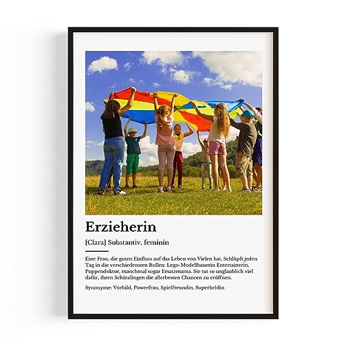 Einzigartige Personalisierte Geschenke für Erzieherin - Fotodefinition mit eigenem Bild