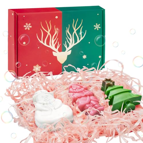 Handgemachte Allony Weihnachtsseife - Natur Kernseife für Damen mit Weihnachtsgeschenkduft
