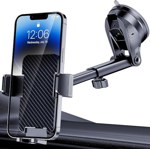 Entdecke die ultimative Auto Handyhalterung mit Super Saugnapf für iPhone und Android!