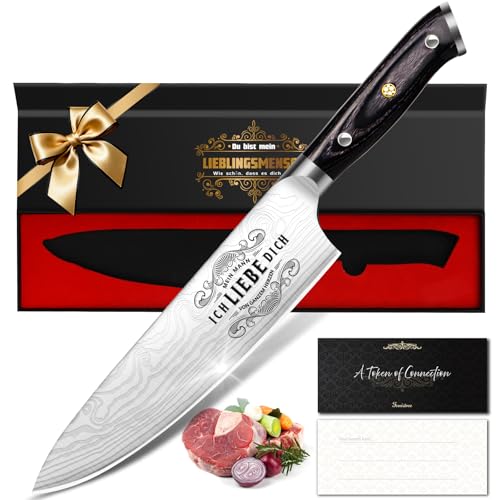 Premium Küchenmesser aus 4116 Edelstahl - Ideal als Jahrestagsgeschenk für Männer