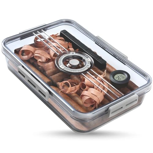 Exklusiver Zigarren-Humidor mit Zubehör für 25-50 Zigarren - Luftdicht und stilvoll!