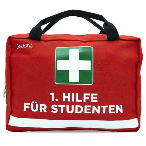 Originelle Erste Hilfe Tasche für Studenten - Ideales Geschenk zum Studienstart oder Abschlussprüfung - 28×18×8 cm