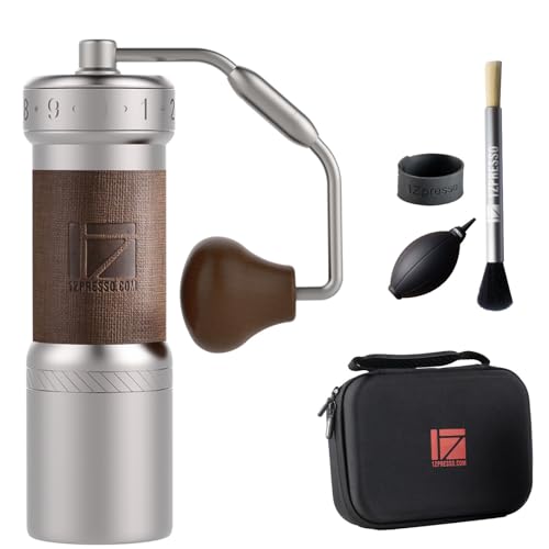 Premium Kaffeemühle von 1Zpresso: Manuelle Mahlwerk aus Edelstahl, einstellbar