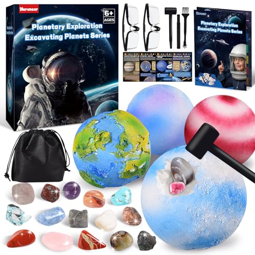 Entdecke die Schätze des Universums - Planeten Ausgrabungsset für Kinder!