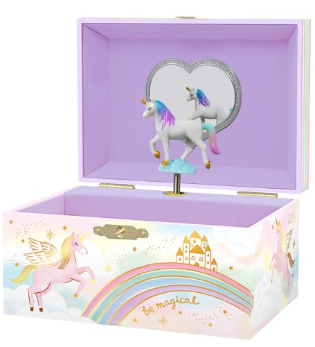 Entzückendes Musik-Schmuckkästchen für Kinder mit drehendem Einhorn – perfektes Geschenk!