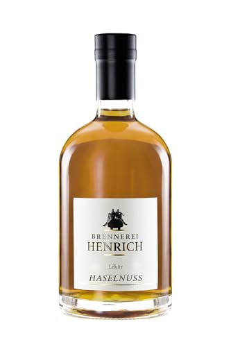 Handcrafted Haselnuss Likör von Brennerei Henrich - 0,5L, 20% vol