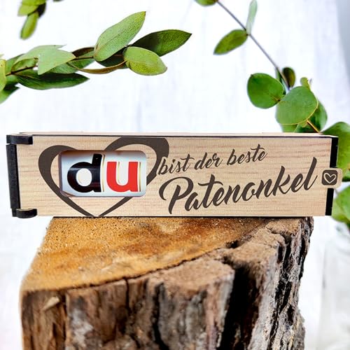 Überrasche deinen Patenonkel mit einer köstlichen Schokoriegel-Geschenkbox - ideal zum Geburtstag oder Weihnachten!