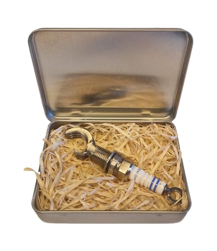 Handgefertigter Flaschenöffner aus Zündkerze und Stahl - Das perfekte Geschenk für Auto-Enthusiasten!