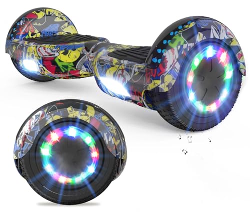 Entdecke das VOUUK 6,5-Zoll-Hoverboard mit Bluetooth-Lautsprecher und LED-Lichtern für alle!