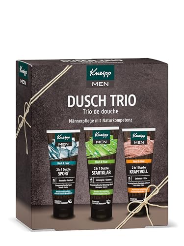 Verwöhne den Mann mit Kneipp Men Geschenkset Dusch Trio - Sport, Startklar, Kraftvoll