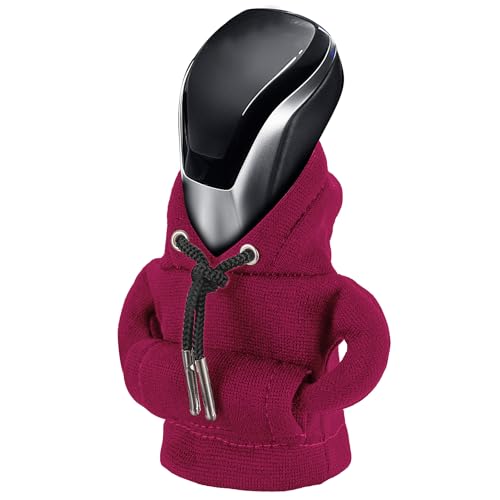 Hoodie mit Schalthebel-Motiv für Auto-Fans: Lustige Dekoration in Rot