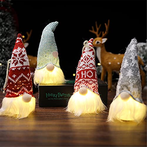 Magische LED-Weihnachtsdeko: 4 Schwedische Tomte Wichtel für Kinder und Familie